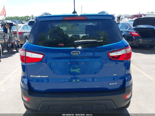 MAJ6P1UL8JC169656 Ford Ecosport Se