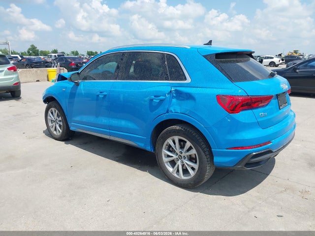 Продажа на аукционе авто 2022 Audi Q3 Premium Plus 45 Tfsi S Line Quattro Tiptronic, vin: WA1EECF30N1149305, номер лота: 45264916