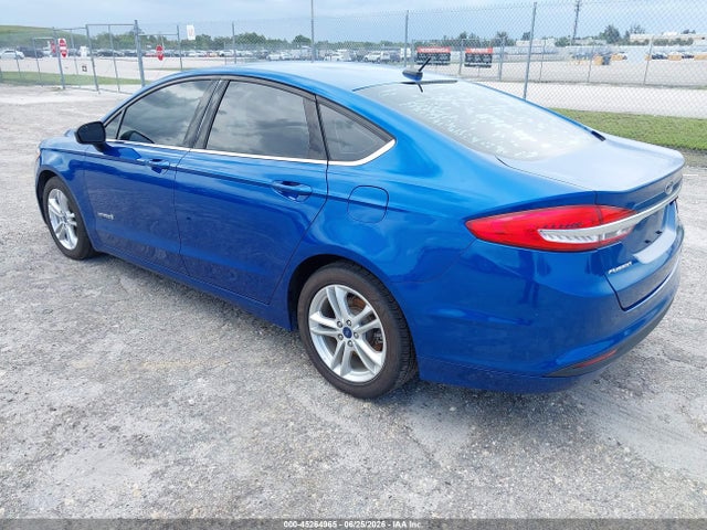 3FA6P0LU4JR235710 Ford Fusion Hybrid Se