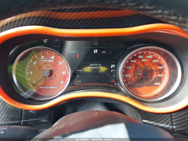 2018 Dodge Charger R/t Scat Pack Rwd მანქანა იყიდება აუქციონზე, vin: 2C3CDXGJ9JH169587, აუქციონის ნომერი: 45264971