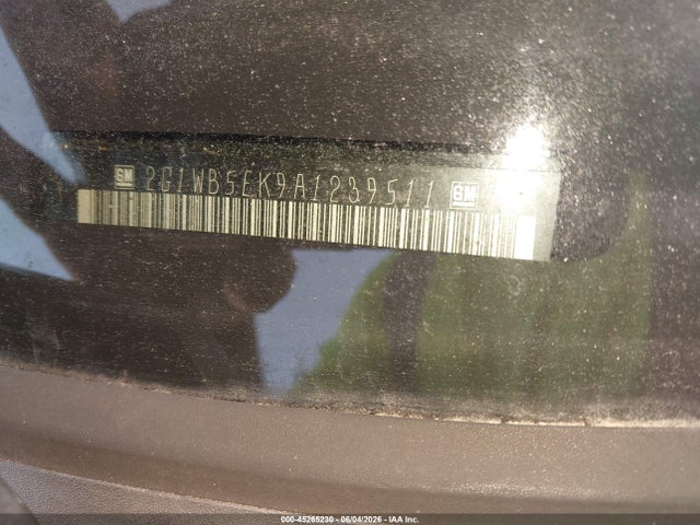 45265230 :رقم المزاد ، 2G1WB5EK9A1239511 vin ، 2010 Chevrolet Impala Lt مزاد بيع
