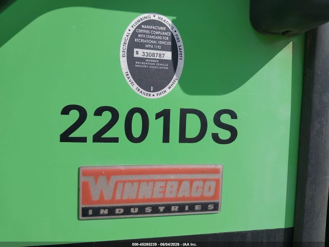 2014 Winnebago Trailer მანქანა იყიდება აუქციონზე, vin: 54CAG0M28E1688715, აუქციონის ნომერი: 45265239
