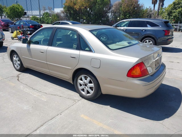 2000 Toyota Avalon Xls მანქანა იყიდება აუქციონზე, vin: 4T1BF28B9YU036701, აუქციონის ნომერი: 45265360