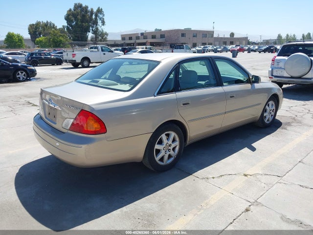 2000 Toyota Avalon Xls მანქანა იყიდება აუქციონზე, vin: 4T1BF28B9YU036701, აუქციონის ნომერი: 45265360