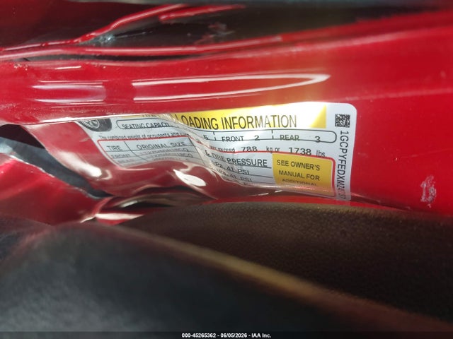 1GCPYFEDXMZ452187 Chevrolet Silverado 1500 4wd Short Bed Lt Trail Boss