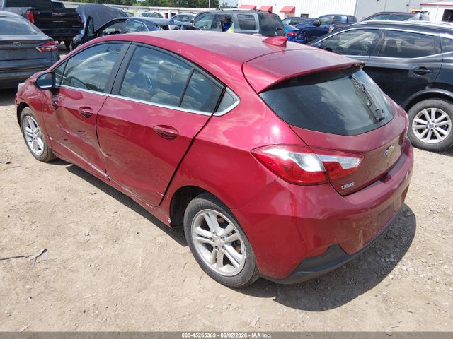 45265369 :رقم المزاد ، 3G1BE6SM0HS541835 vin ، 2017 Chevrolet Cruze Lt Auto مزاد بيع