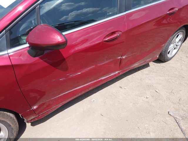 45265369 :رقم المزاد ، 3G1BE6SM0HS541835 vin ، 2017 Chevrolet Cruze Lt Auto مزاد بيع