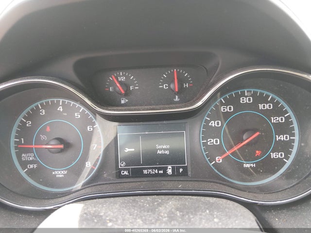 45265369 :رقم المزاد ، 3G1BE6SM0HS541835 vin ، 2017 Chevrolet Cruze Lt Auto مزاد بيع