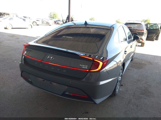 Hyundai Sonata Blue 2021 KMHL24JJ1MA027547 Image 4