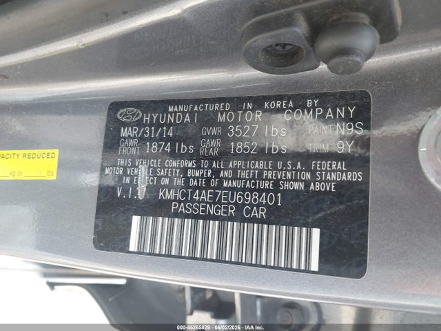 Hyundai ACCENT GLS 2014 KMHCT4AE7EU698401 Image 9