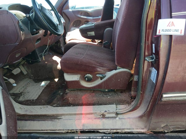 45265833 :رقم المزاد ، 1FTDX17W1VNB72707 vin ، 1997 Ford F-150 Lariat/standard/xl/xlt مزاد بيع