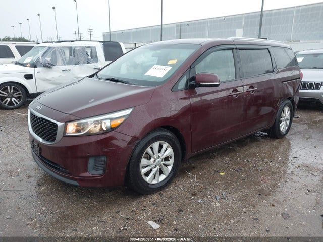 2017 Kia Sedona Lx მანქანა იყიდება აუქციონზე, vin: KNDMB5C16H6284675, აუქციონის ნომერი: 45265951