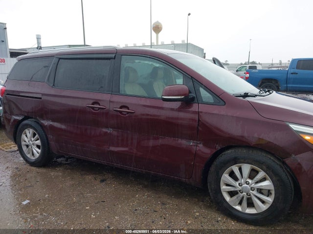 2017 Kia Sedona Lx მანქანა იყიდება აუქციონზე, vin: KNDMB5C16H6284675, აუქციონის ნომერი: 45265951