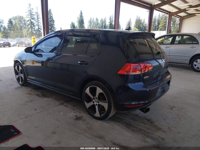 2015 Volkswagen Golf Gti 2.0t S 4-door მანქანა იყიდება აუქციონზე, vin: 3VW5T7AU0FM062038, აუქციონის ნომერი: 45265986