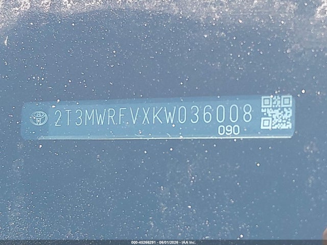 2T3MWRFVXKW036008 Toyota Rav4 Hybrid Le