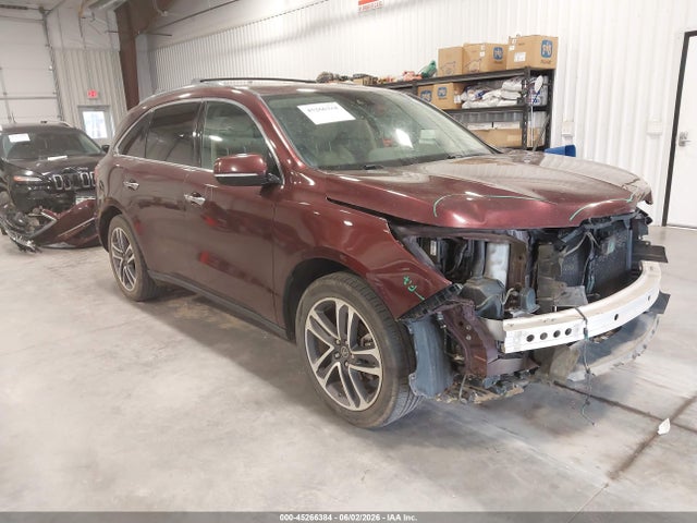 Auction sale of the 2017 Acura Mdx Advance Package, vin: 5FRYD4H81HB039832, lot number: 45266384