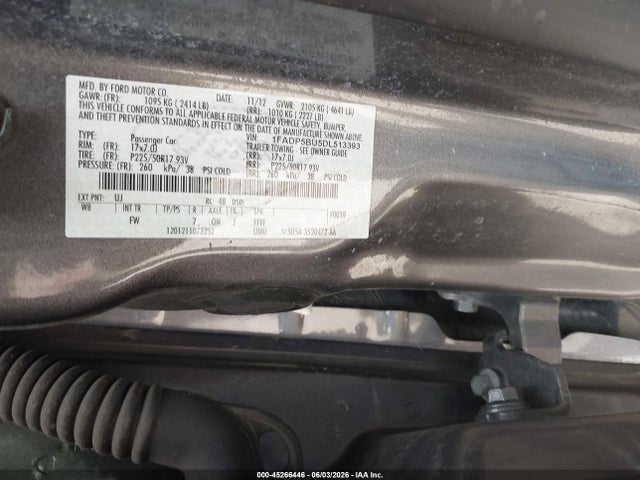Aukcja sprzedaży 2013 Ford C-max Hybrid Sel, vin: 1FADP5BU5DL513393, numer aukcji: 45266446