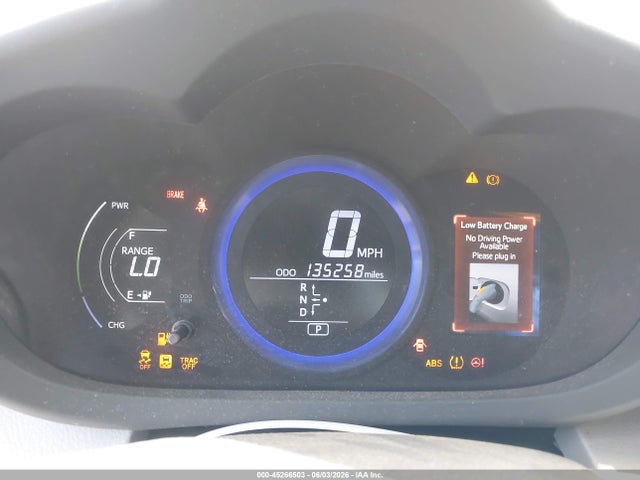 45266503 :رقم المزاد ، 2T3YL4DV3DW001586 vin ، 2013 Toyota Rav4 Ev مزاد بيع