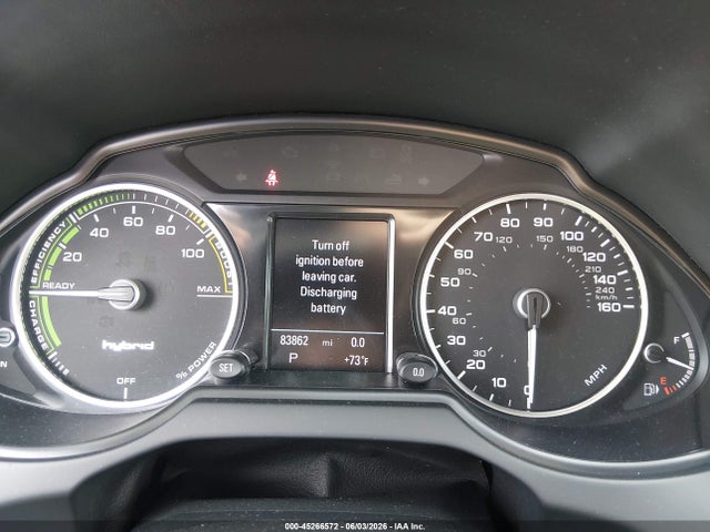 2013 Audi Q5 Hybrid 2.0t Prestige მანქანა იყიდება აუქციონზე, vin: WA1C8AFP9DA063611, აუქციონის ნომერი: 45266572