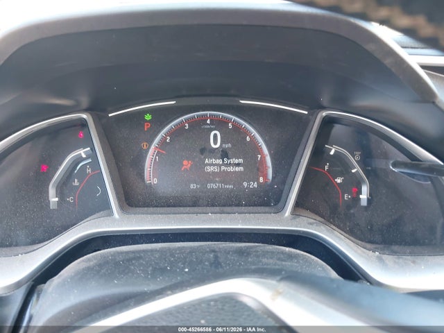 2019 Honda Civic Sport მანქანა იყიდება აუქციონზე, vin: 19XFC2F81KE020486, აუქციონის ნომერი: 45266586