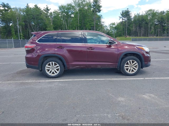 2016 Toyota Highlander Le V6 მანქანა იყიდება აუქციონზე, vin: 5TDBKRFH7GS273089, აუქციონის ნომერი: 45266639