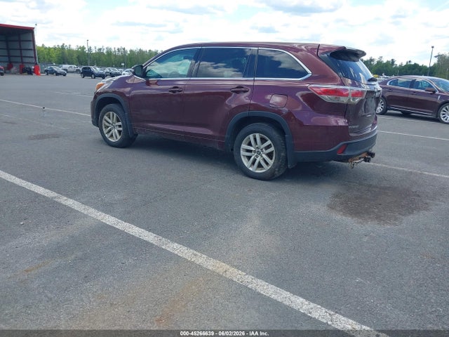 2016 Toyota Highlander Le V6 მანქანა იყიდება აუქციონზე, vin: 5TDBKRFH7GS273089, აუქციონის ნომერი: 45266639