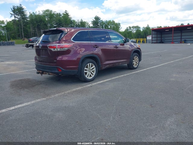 2016 Toyota Highlander Le V6 მანქანა იყიდება აუქციონზე, vin: 5TDBKRFH7GS273089, აუქციონის ნომერი: 45266639