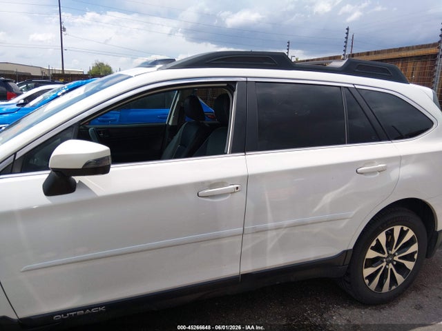 2015 Subaru Outback 3.6r Limited მანქანა იყიდება აუქციონზე, vin: 4S4BSENC3F3313517, აუქციონის ნომერი: 45266648
