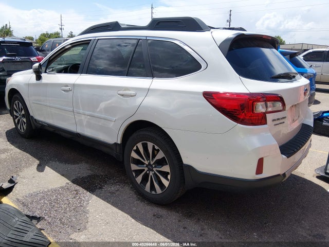 2015 Subaru Outback 3.6r Limited მანქანა იყიდება აუქციონზე, vin: 4S4BSENC3F3313517, აუქციონის ნომერი: 45266648