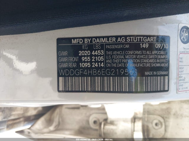Auction sale of the 2014 Mercedes-benz C 250 Sport, vin: WDDGF4HB6EG219561, lot number: 45266738