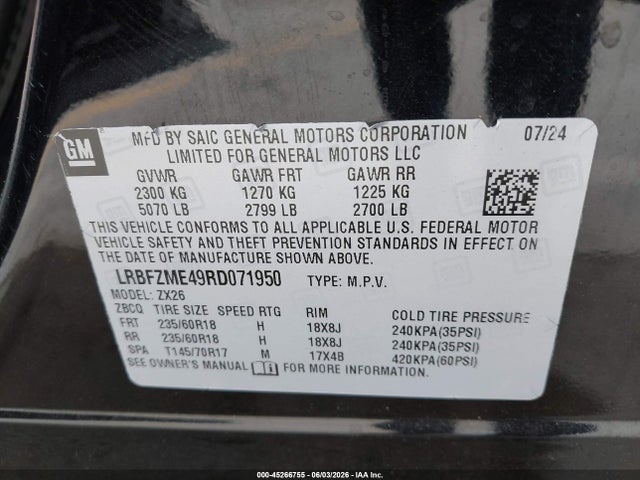 Buick Envision Preferred Awd 2024 LRBFZME49RD071950 Image 9