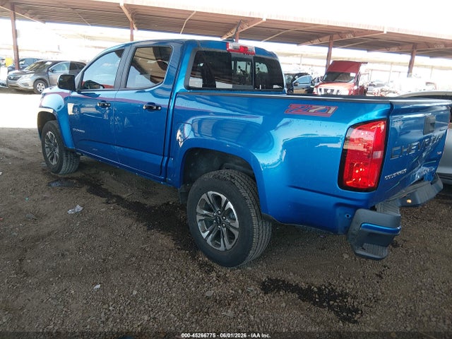 45266775 :رقم المزاد ، 1GCGSDENXM1260099 vin ، 2021 Chevrolet Colorado 2wd  Short Box Z71 مزاد بيع