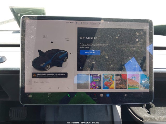 Продажа на аукционе авто 2022 Tesla Model 3 Rear-wheel Drive, vin: 5YJ3E1EA2NF175462, номер лота: 45266846