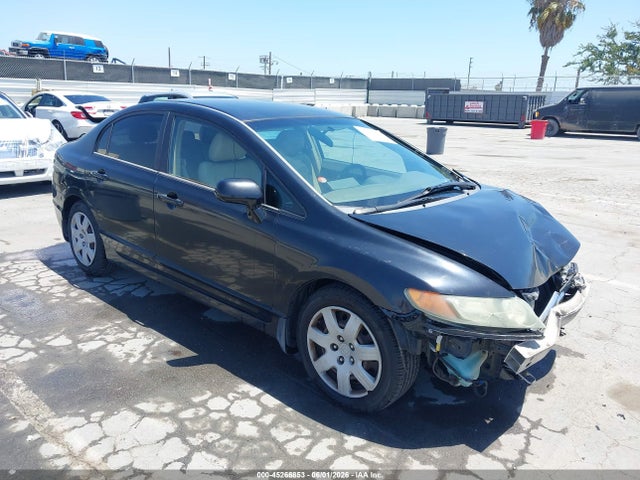 2006 Honda Civic Lx მანქანა იყიდება აუქციონზე, vin: 1HGFA165X6L037727, აუქციონის ნომერი: 45266853