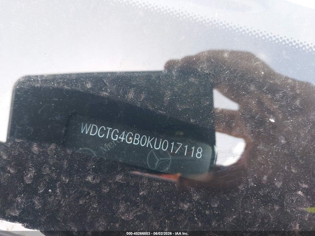 Auction sale of the 2019 Mercedes-benz Gla 250 4matic, vin: WDCTG4GB0KU017118, lot number: 45266883