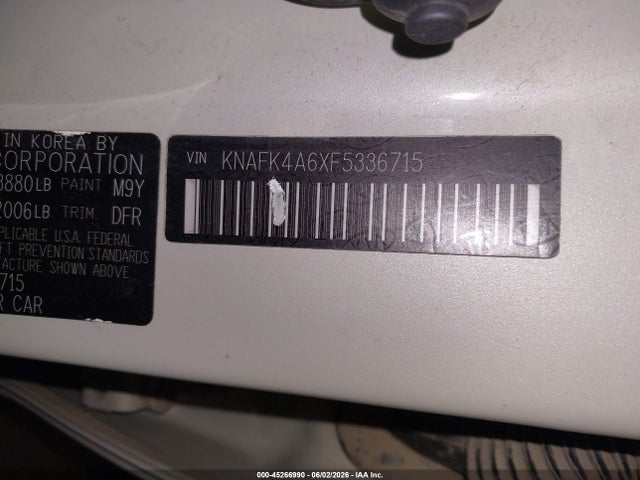 Продажа на аукционе авто 2015 Kia Forte Lx, vin: KNAFK4A6XF5336715, номер лота: 45266990