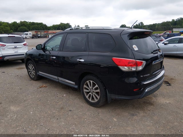 2014 Nissan Pathfinder Sl მანქანა იყიდება აუქციონზე, vin: 5N1AR2MNXEC642657, აუქციონის ნომერი: 45267116