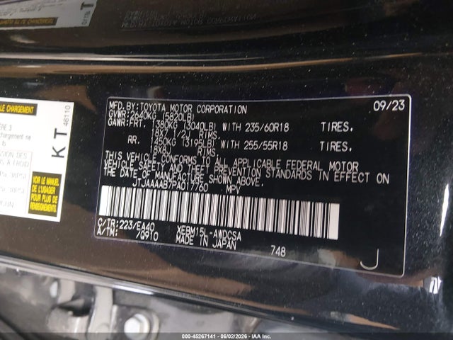 Lexus Rz 450e Premium 2023 JTJAAAAB7PA017760 Image 9