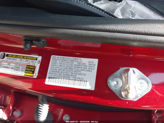 Honda Ridgeline Rtl 2025 5FPYK3F51SB032050 Image 9