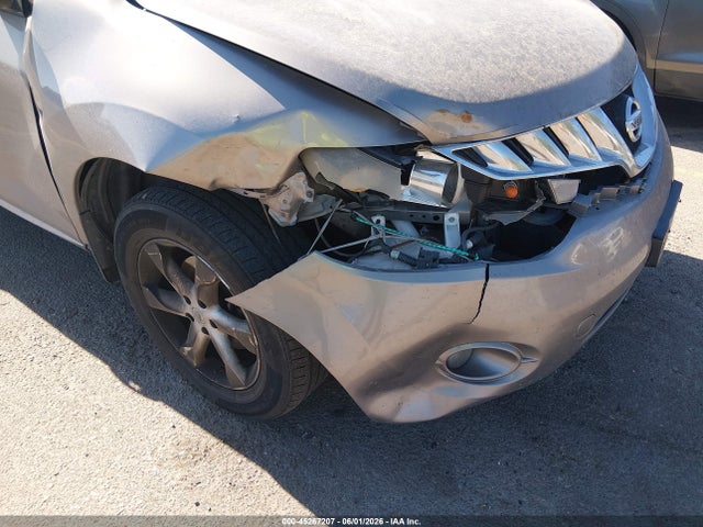 2009 Nissan Murano Sl მანქანა იყიდება აუქციონზე, vin: JN8AZ18W89W213382, აუქციონის ნომერი: 45267207