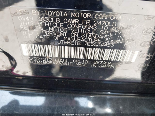 Lexus GS 350 2014 JTHBE1BL7E5034453 Image 9