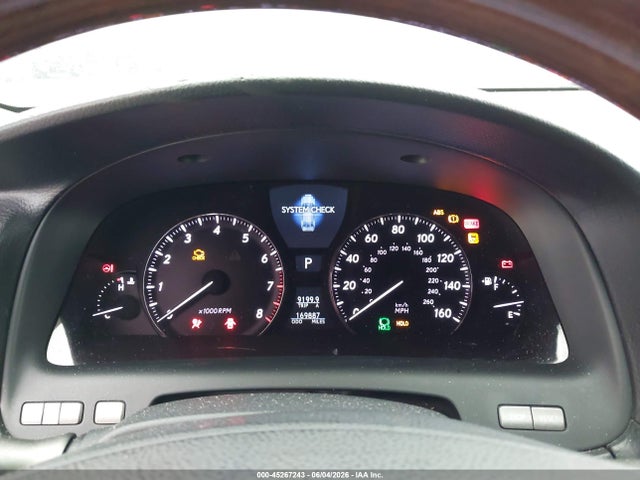 Aukcja sprzedaży 2012 Lexus Ls 460, vin: JTHBL5EF4C5112817, numer aukcji: 45267243