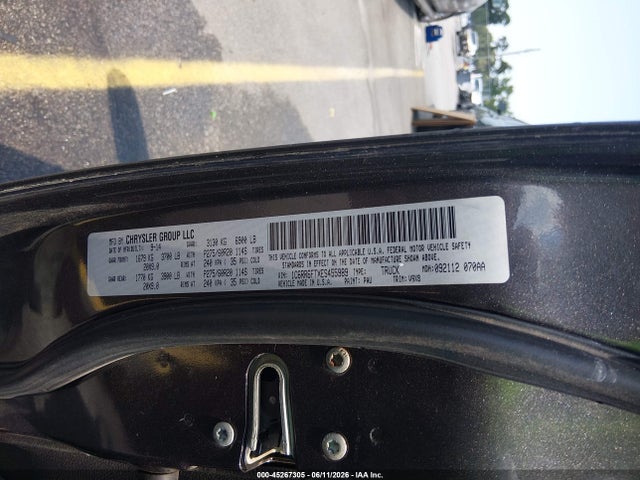 2014 Ram 1500 Express მანქანა იყიდება აუქციონზე, vin: 1C6RR6FTXES455989, აუქციონის ნომერი: 45267305