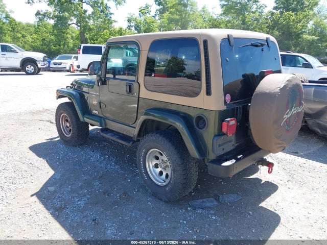 1998 Jeep Wrangler Sahara მანქანა იყიდება აუქციონზე, vin: 1J4FY49S8WP789183, აუქციონის ნომერი: 45267370