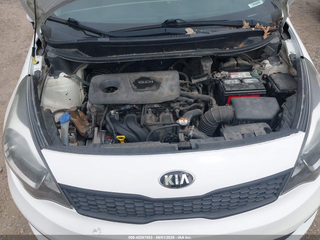 45267553 :رقم المزاد ، KNADM4A30G6557484 vin ، 2016 Kia Rio Lx مزاد بيع