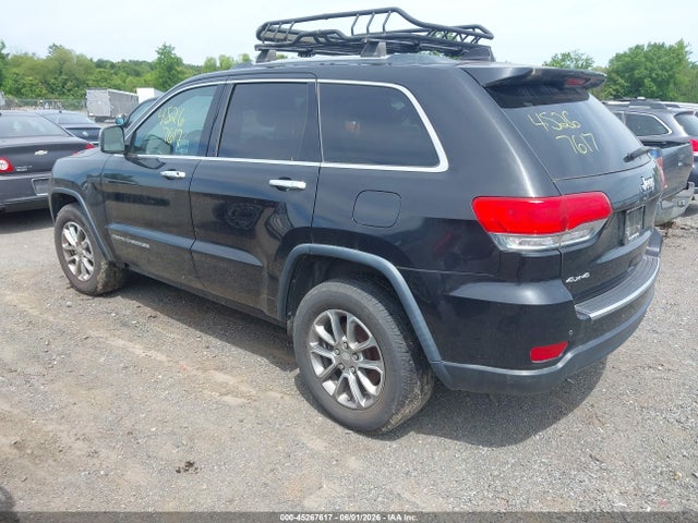 2016 Jeep Grand Cherokee Limited მანქანა იყიდება აუქციონზე, vin: 1C4RJFBG3GC303798, აუქციონის ნომერი: 45267617
