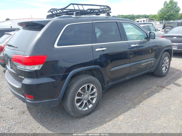 2016 Jeep Grand Cherokee Limited მანქანა იყიდება აუქციონზე, vin: 1C4RJFBG3GC303798, აუქციონის ნომერი: 45267617