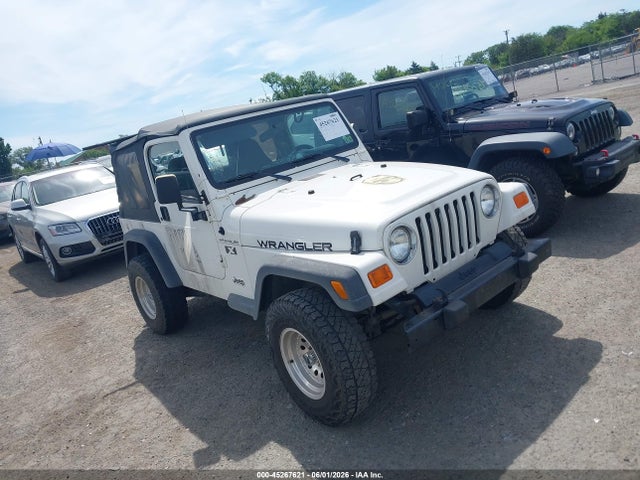2002 Jeep Wrangler X მანქანა იყიდება აუქციონზე, vin: 1J4FA39S42P756609, აუქციონის ნომერი: 45267621