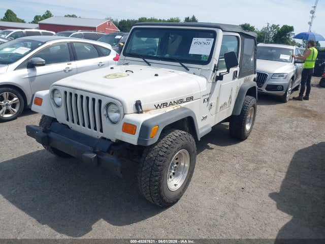 2002 Jeep Wrangler X მანქანა იყიდება აუქციონზე, vin: 1J4FA39S42P756609, აუქციონის ნომერი: 45267621