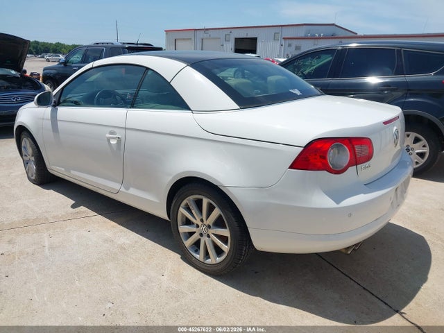 2007 Volkswagen Eos 2.0t მანქანა იყიდება აუქციონზე, vin: WVWFA71F37V043117, აუქციონის ნომერი: 45267622